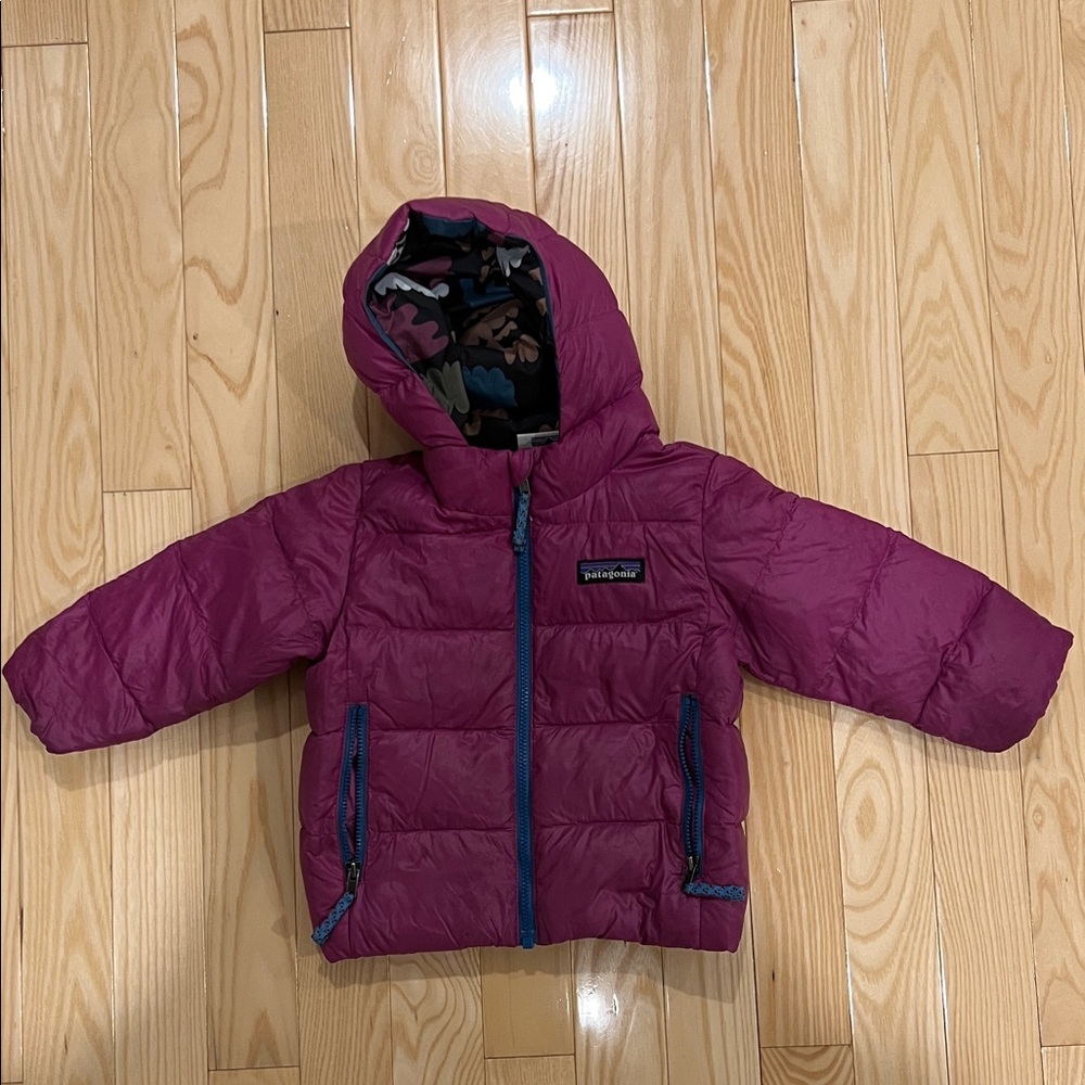 Patagonia Kids' Magenta Hi-Loft Jacket 6-12m